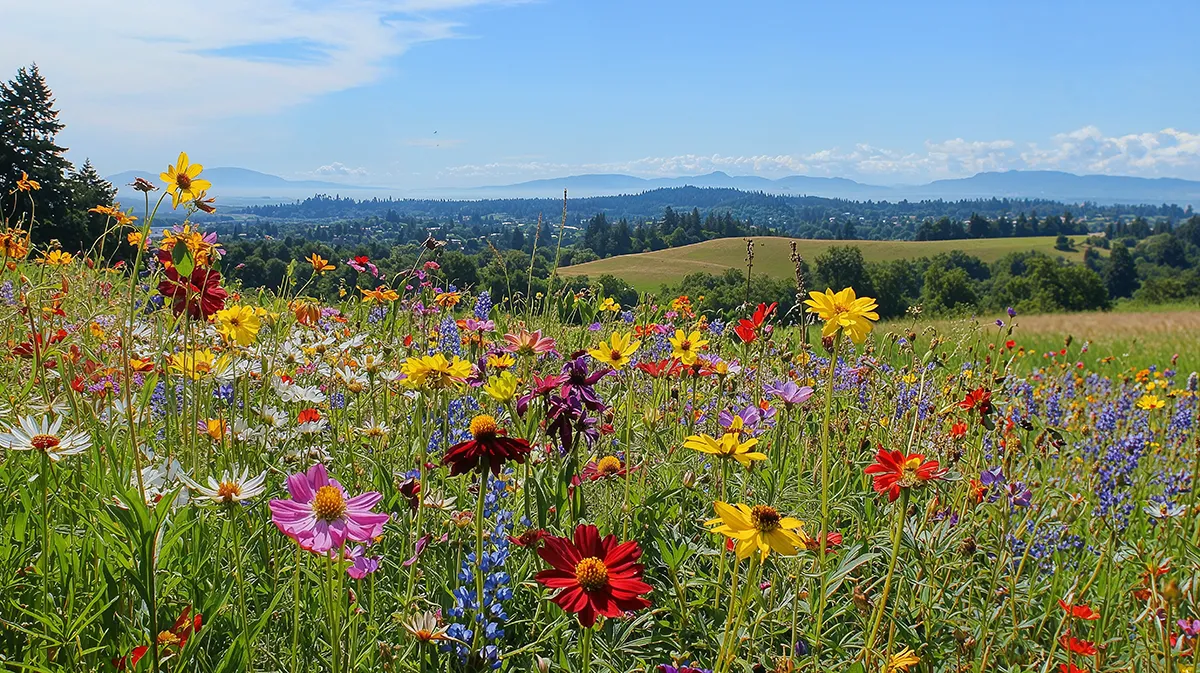 Champs de fleurs au format WebP